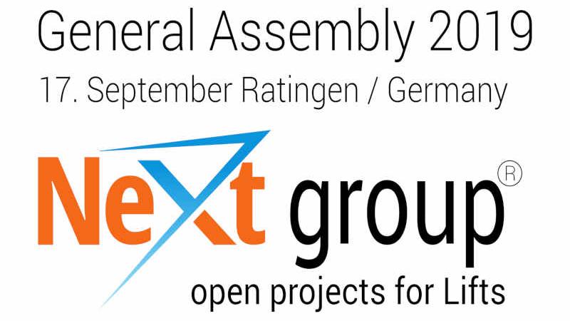 NeXt group General Assembly 2019