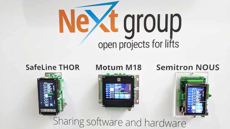 NeXt group open hardware at Interlift2019