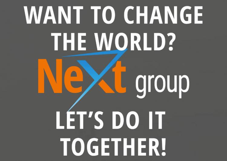 NeXt group - Want to change the World?